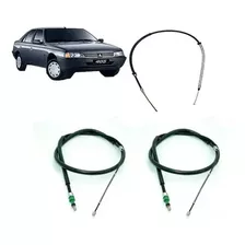  Cables Freno Mano Peugeot 405 Juego Completo (a Campana)