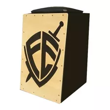 Cajon Elétricoacústico Escudo Da Fé