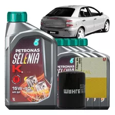 Kit Oleo 15w40 E Filtro Brava 1.6 98 99 2000 2001 2002 2003