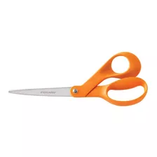 Tijeras Fiskars Originales De Mango Naranja 8 PuLG