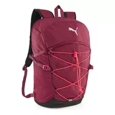 Mochila Puma Plus Pro Backpack Color Terracota Diseño De La Tela Liso