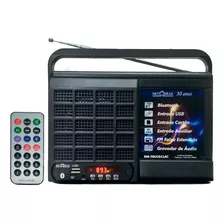 Radio Motobras Fm/bl/us/cr/gr Rm-fbucg11ac Cor Preto 110v/220v