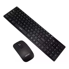 Kit Teclado E Mouse Sem Fio Combo Bk-s1000 Branco Exbom