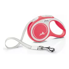 Flexi Correa Cordón New Comfort Retráctil 5m Perro 12kg S Color Rosa Chicle