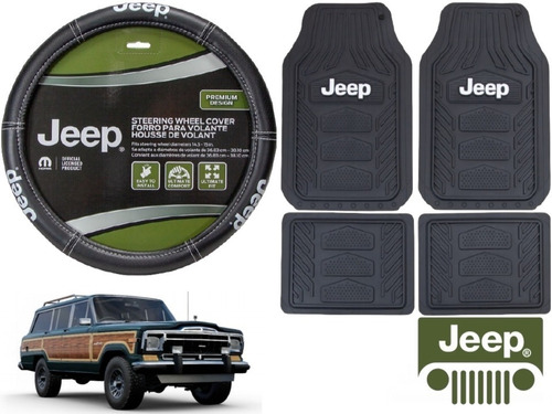 Tapetes 4pz Jeep + Cubrevolante Grand Wagonner 1990