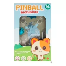 Mini Fliperama Pinball 21x13 Infantil Jogo Plástico Brinqued