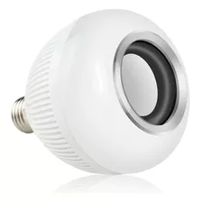 Lampada Luz Led Rgb Bluetooth Caixinha De Som Com Controle 110v/220v