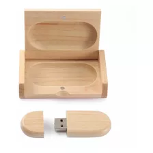 Memoria Usb 2.0 De 16 Gb Con Caja De Madera