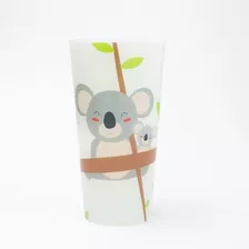 Copo Infantil Com Tampa Eco Coala 400ml - Girotondo Baby Cor Colorido Koala