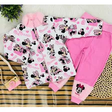 Conjunto Moletom Infantil Feminino Menina Novidade