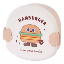 Lancheira Escolar Infantil Com Estampas Com Talheres Burger