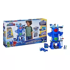 Set Cuartel General Deluxe Pj Masks Figuras Gatuno Y Romeo