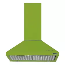 Extractor Purificador De Cocina Maraldi Cucinela Ac. Inox. De Pared 900mm X 250mm X 500mm Verde Manzana 220v