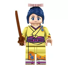 Personagem Samurai X Rurouni Kenshin Blocos Boneco