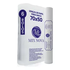 Lençol Descartavel Papel Hospitalar 70x50 Cx Kit 06 Bobina