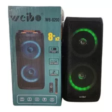 Parlante Cabina Sonido Recargable Bluetooth Usb Radio Fm Mic