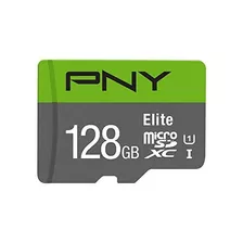 Pny Elite 128gb Up To 85mb Sec Microsdxc Card Uhs I