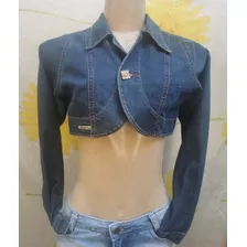 Jaquetinha Jeans Fazzy's Tam Pp