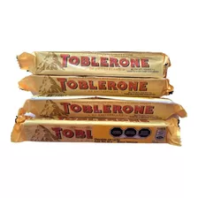 4 Barras Chocolate Toblerone Milk 50g Importado