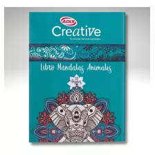 Libro Colorear Mandalas Animales 50 Diseños Adix Creative