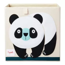 Cesto Organizador Quadrado Panda - 3 Sprouts