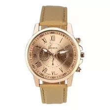 Reloj Geneva Mujer Beige.