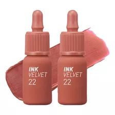 2 Tinta De Labios Ink Velvet N° 22 Bouquet Nude - Peripera