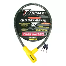 Trimax Tq1532 Trimaflex - Cerradura De Cable Con Llave Integ