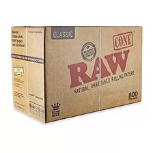 Tubo Y-o Papel Para Armar Raw Prerolled Cones 800 Count King