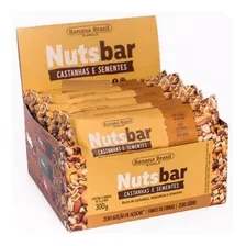 Caixa Barras De Castanhas Nutsbar Sementes 12 Barras De 25g