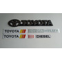 Emblema Hilux Toyota Cromado Platn Accesorio Lujo Pickup Toyota Hi-Lux