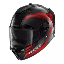 Casco Para Moto Shark Pulse Spartan Gt Pro Ritm Negro/ Rojo