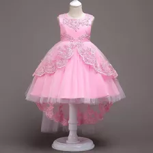 Cumpleaños, Fiesta Elegante Vestido De Princesa De Las Niñas