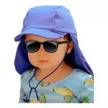 Chapéu Boné Infantil Uv50+ Use C/ Camiseta Proteção Solar Bb