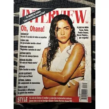 Revista Interview 170 Claudia Ohana Pablo Escobar Senna Vanu