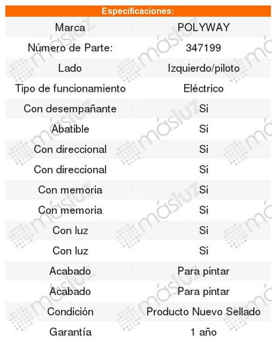 Espejo Lateral Izquierdo Ford Expedition 2008 2007 Foto 2