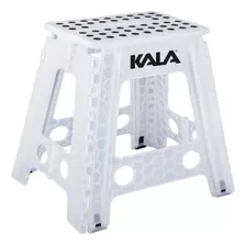 Banqueta Plástica Dobrável 45cm 150kg P/ Limpeza Firme Kala