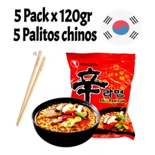 Ramen Shin Ramyun 5 Pack Korea Oferta Con - g a $16