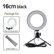 Ring Light 6 Polegadas Hing Light Anel De Luz Youtuber Cor Da Estrutura Preto Cor Da Luz Branco-frio Branco-quente-branco Neutro 110v/220v