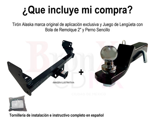 Tiron Kit De Arrastre Mercedes Benz Gle 53 2020-2023 Alaska Foto 2