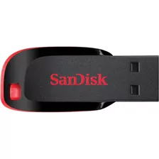 Pen Drive Sandisk Cruzer Blade, 128gb Sdcz50-128g-b35