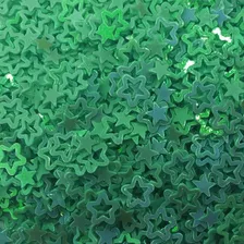 Mini Confete Estrela 4mm Ro.150516 C/100g Verde Jade