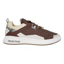 Valentino Tenis Donald Snake-print Leather Runners
