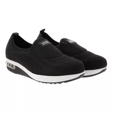 Slip On Modare Ultraconforto Tecido Preto