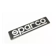 Emblema Sticker Adhesivo Aluminio Sparco Auto Moto