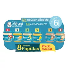 8pack Papillas Gerber Etapa 2 113g