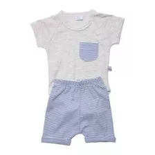 Conjunto Bambino Poket Stripes Para Bebes