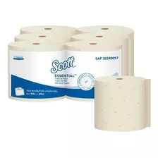 Scott Essential Toalla Manos Rollo Hoja Sencilla 100 Metros