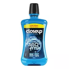 Anti-septico Close Up Ice Com Álcool Leve 500ml Pague 350ml