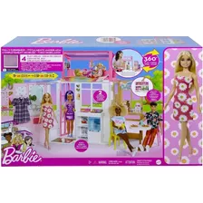 Barbie Estate Casa Glam Con 2 Pisos Con Muñeca Incluida